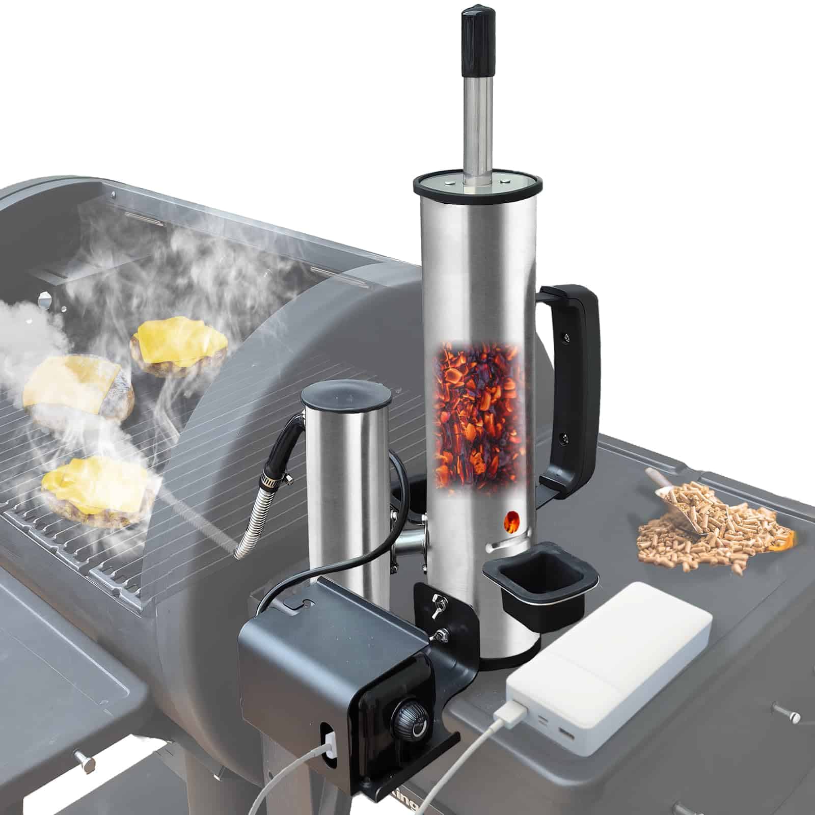 Generador de Humo EsFrondo, Convertidor de Parrilla de Gas