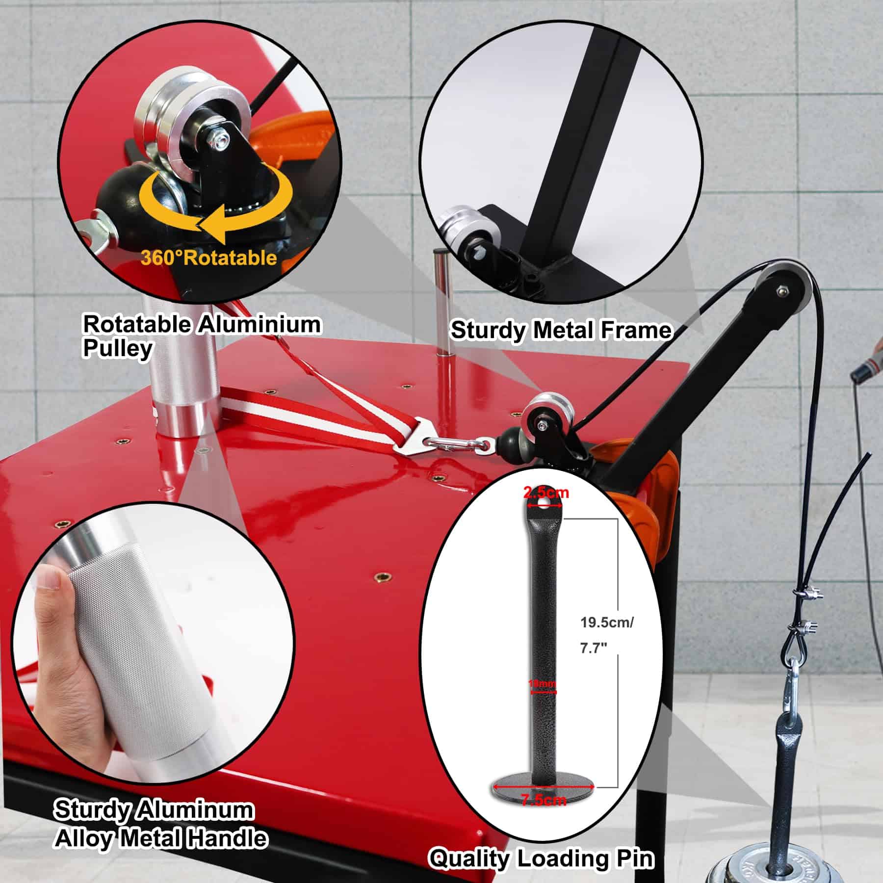 Kit de Entrenamiento de Lucha de Brazos con Sistema de - Imagen 6