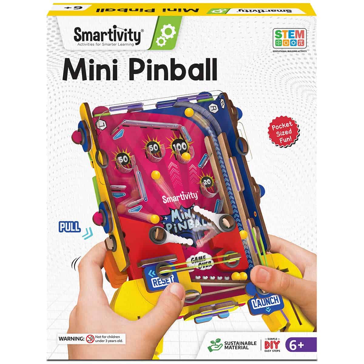 Juego de Pinball de Bolsillo DIY Smartivity para Niños de