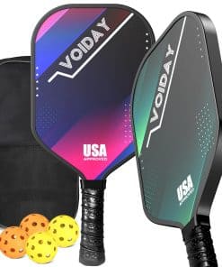 Set de 2 Palas de Pickleball, Palas de Pickleball de Fibra