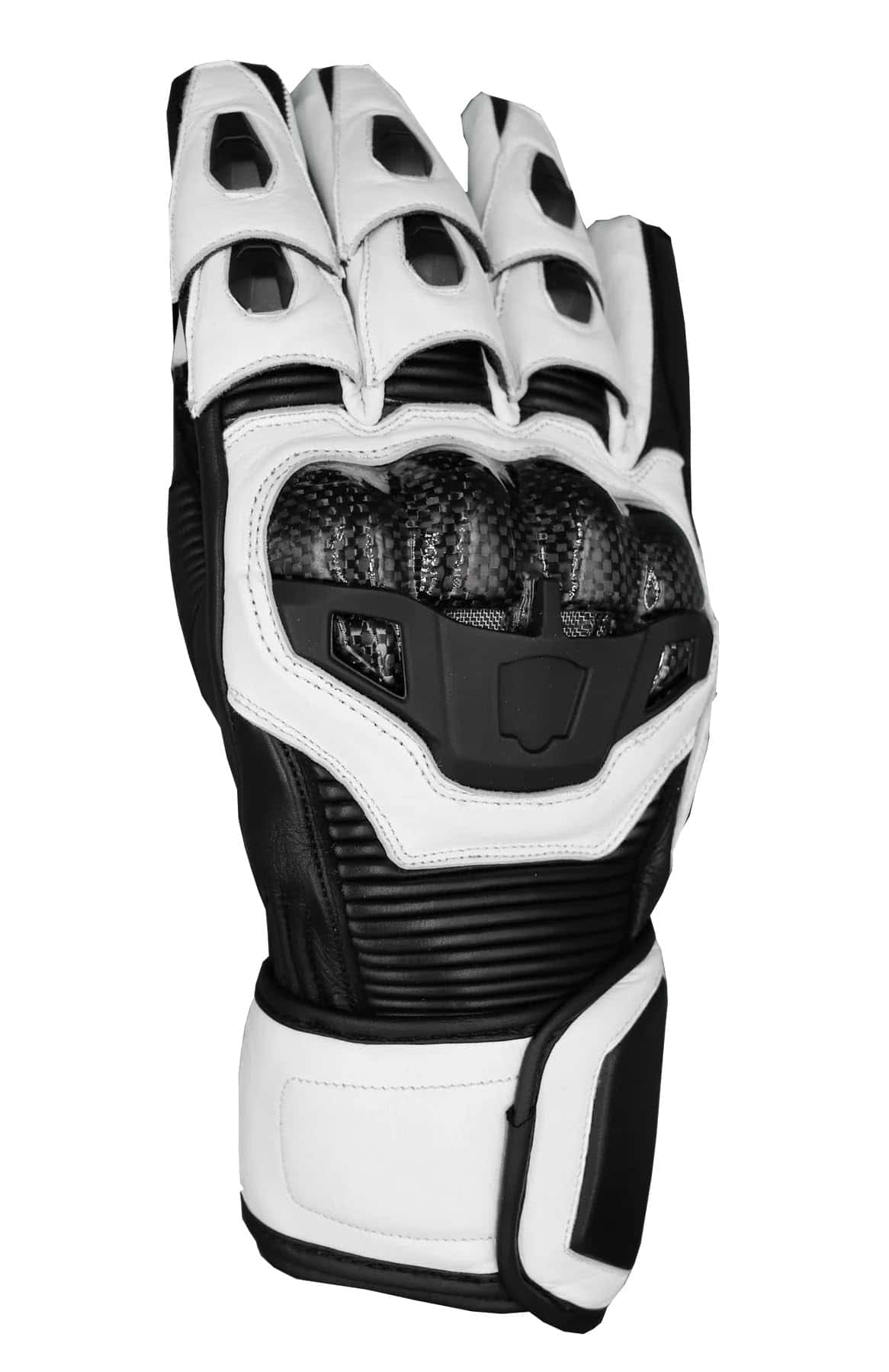 Guantes de Moto RAVEN Storm (Blanco,Negro, Talla S para - Imagen 3