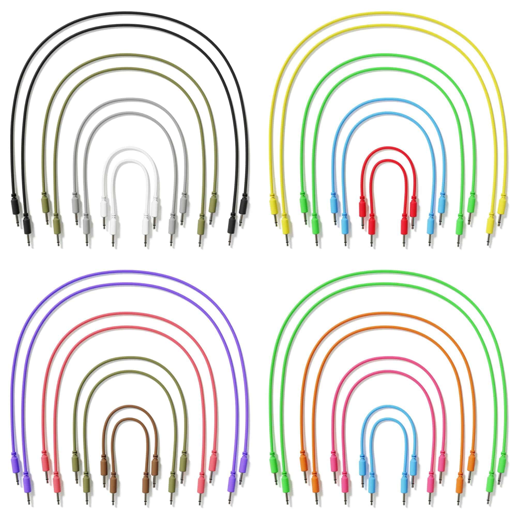 ExcelValley - Paquete de 8 - Cables de conexión mono - Imagen 6