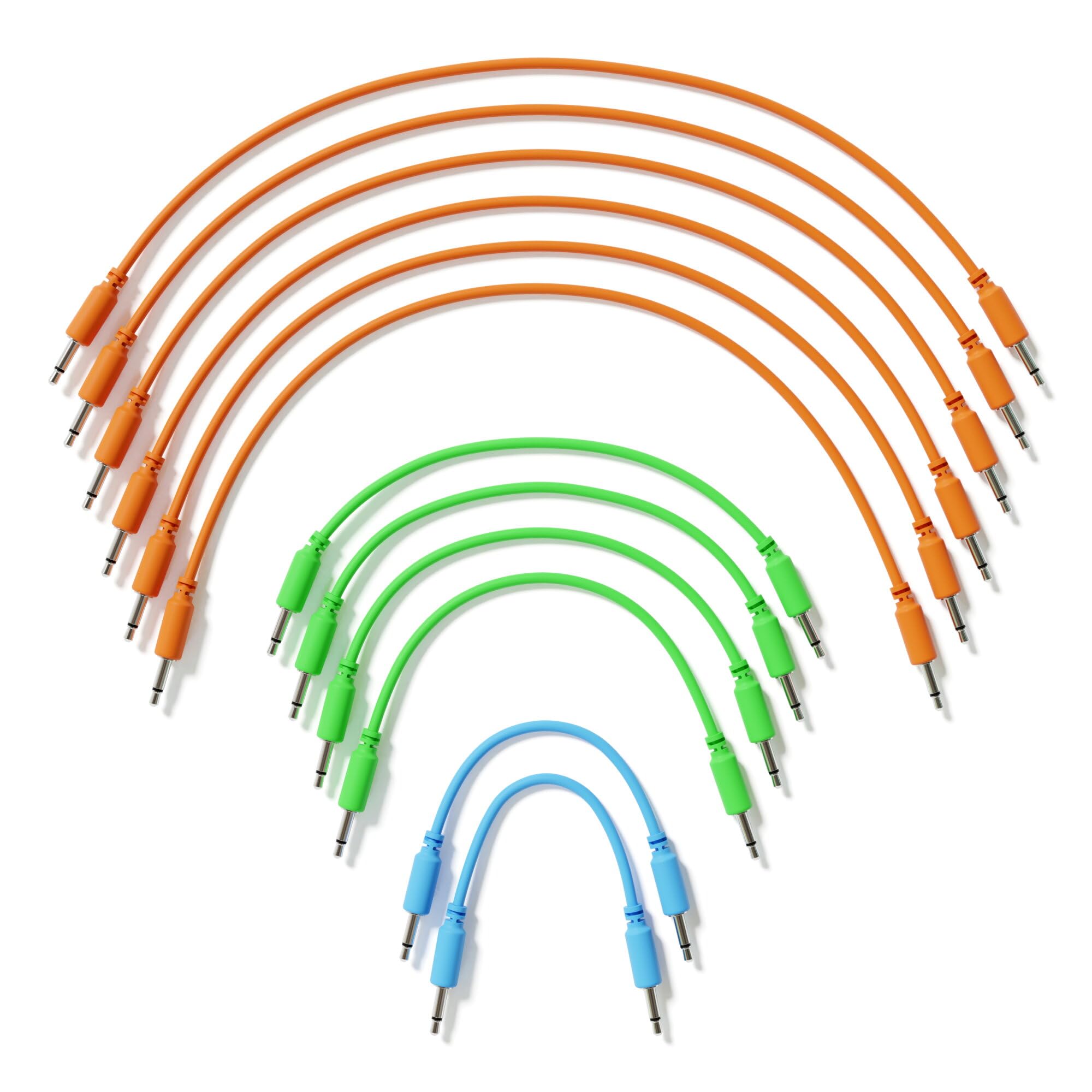 ExcelValley - 12-Pack - Cables de Parche Mono Modular TS