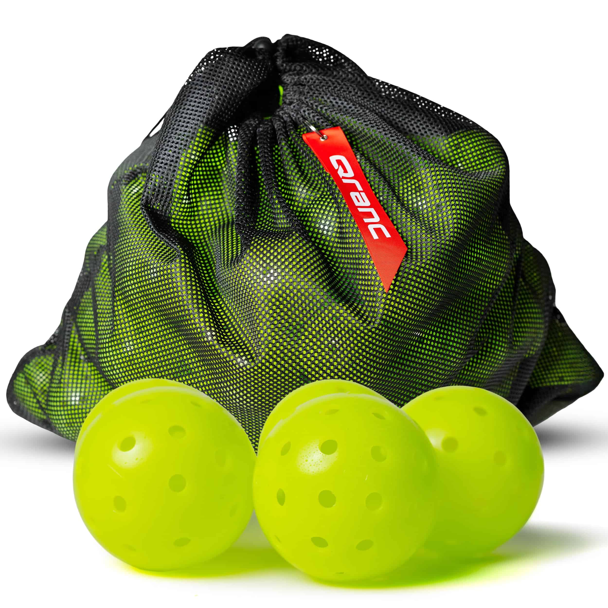 Pack de 96 bolas de pickleball QRANC Q� Ball para juego al
