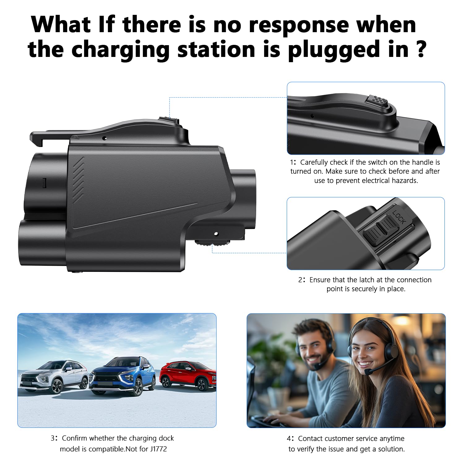 Adaptador de carga NACS a CCS1 de LWbrazl, Supercharger de - Imagen 10