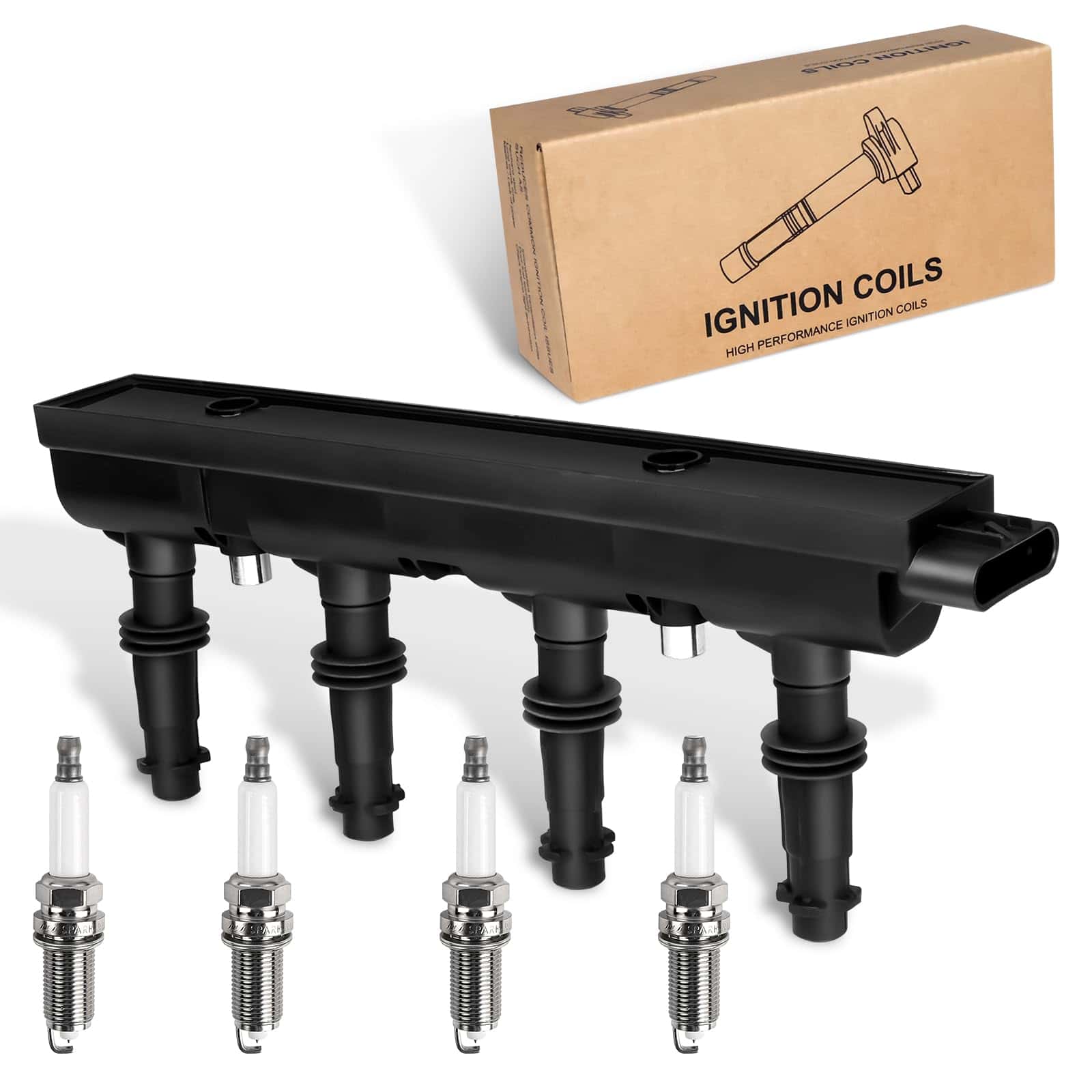 Bobina de Encendido y Bujía Compatible con Chevy Cruze