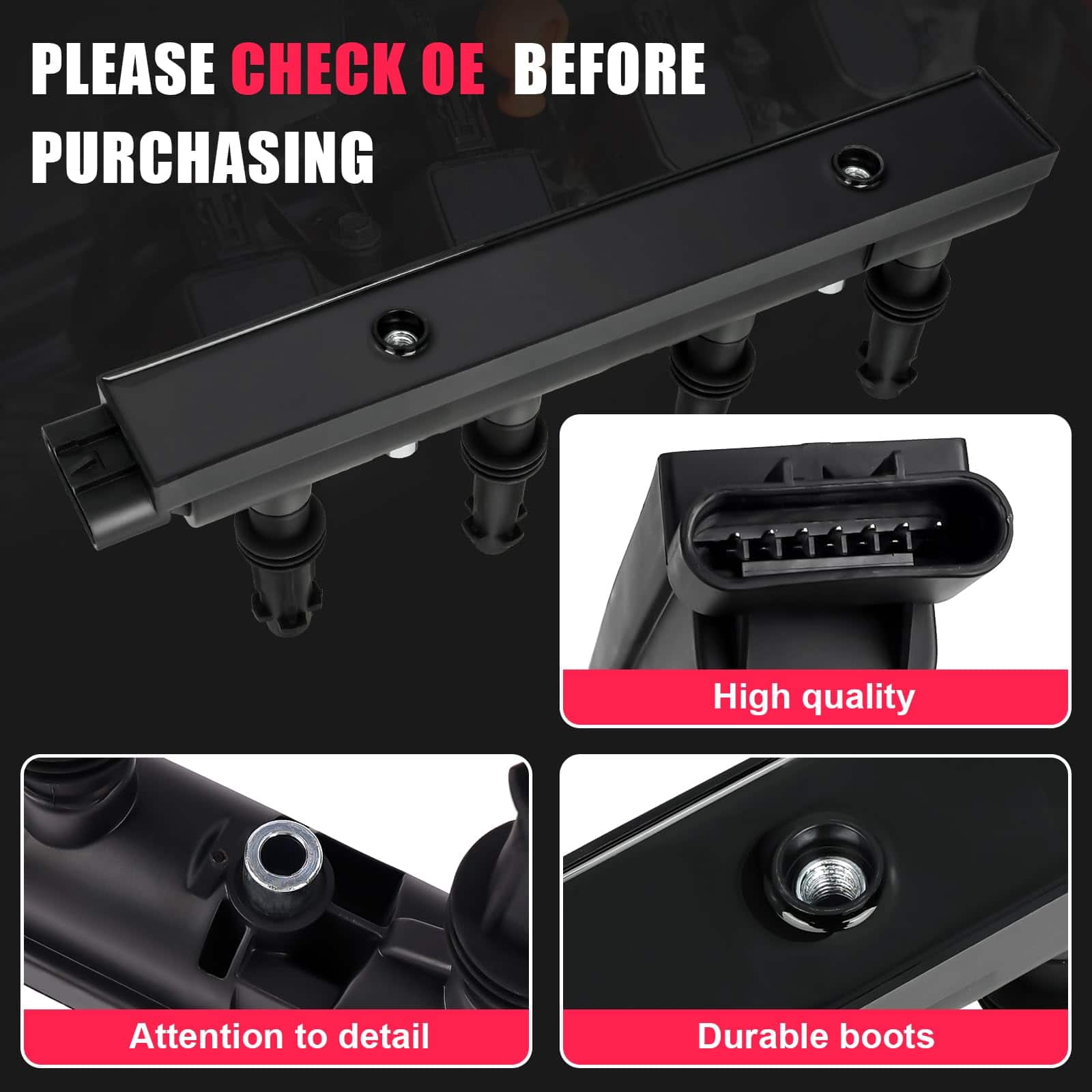 Bobina de Encendido y Bujía Compatible con Chevy Cruze - Imagen 7