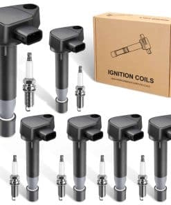 Paquete de 6 Bobinas de Encendido y Bujías Compatible con
