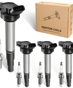 Conjunto de 4 bobinas de encendido y bujía compatibles con