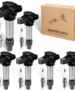 Juego de 6 Bobinas de Encendido y Bujías Compatible con GMC