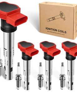Set de 4 Bobinas de Encendido y Bujías Compatibles con Audi