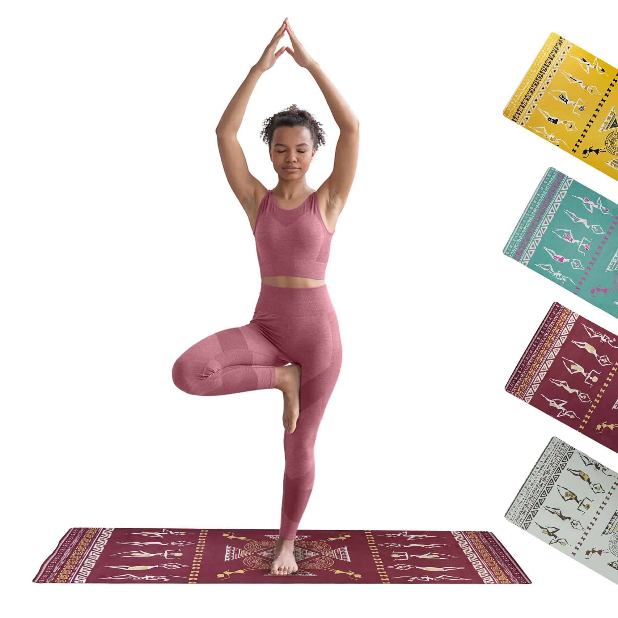 Tapete de Yoga de Ante Zaveur Dancing Ladies - 27" W x 72"