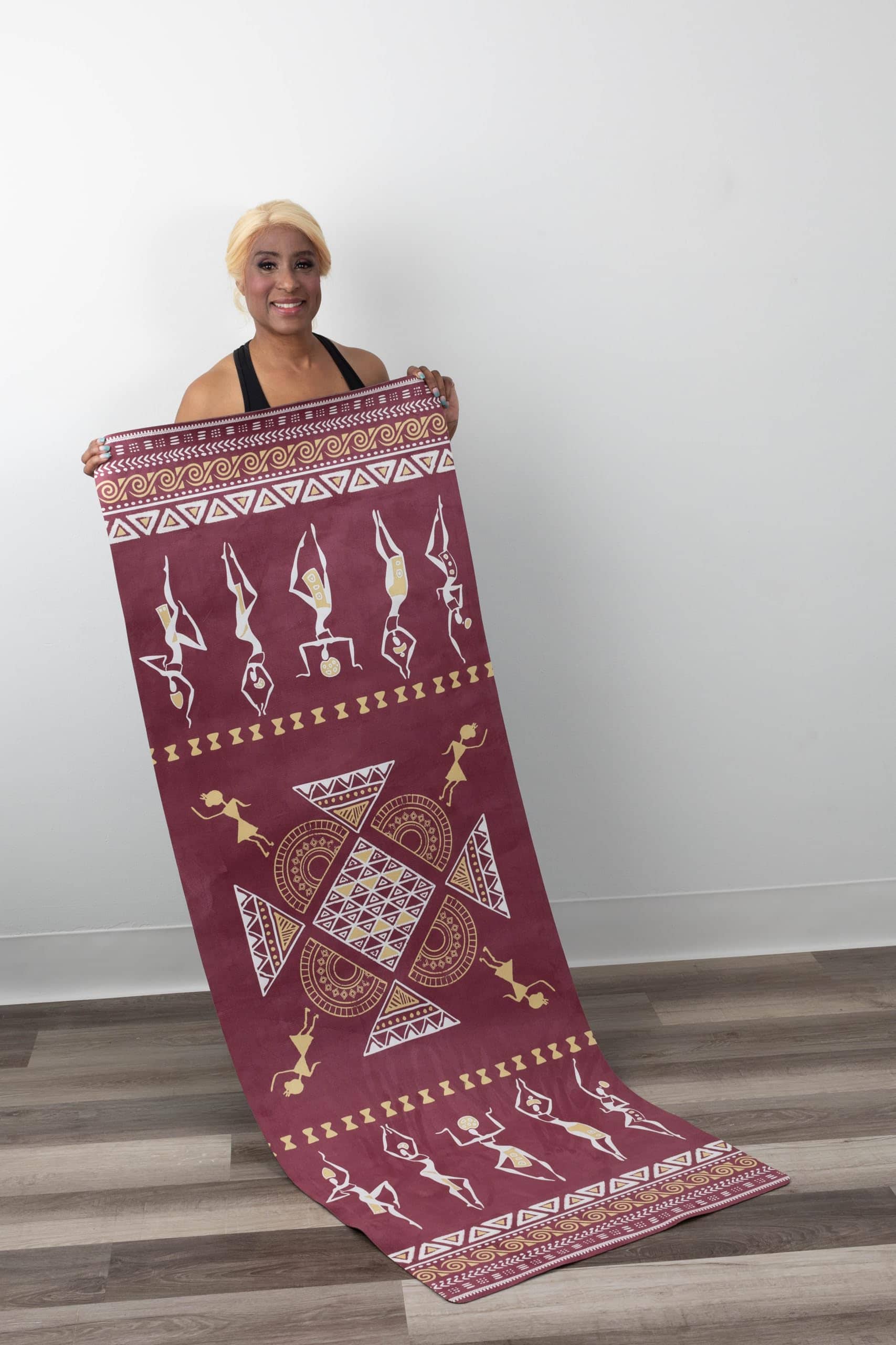 Tapete de Yoga de Ante Zaveur Dancing Ladies - 27" W x 72" - Imagen 7