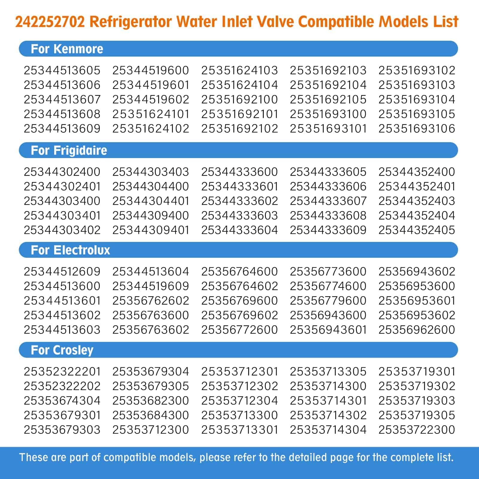 Válvula de Entrada de Agua para -1 2692163 - Imagen 8