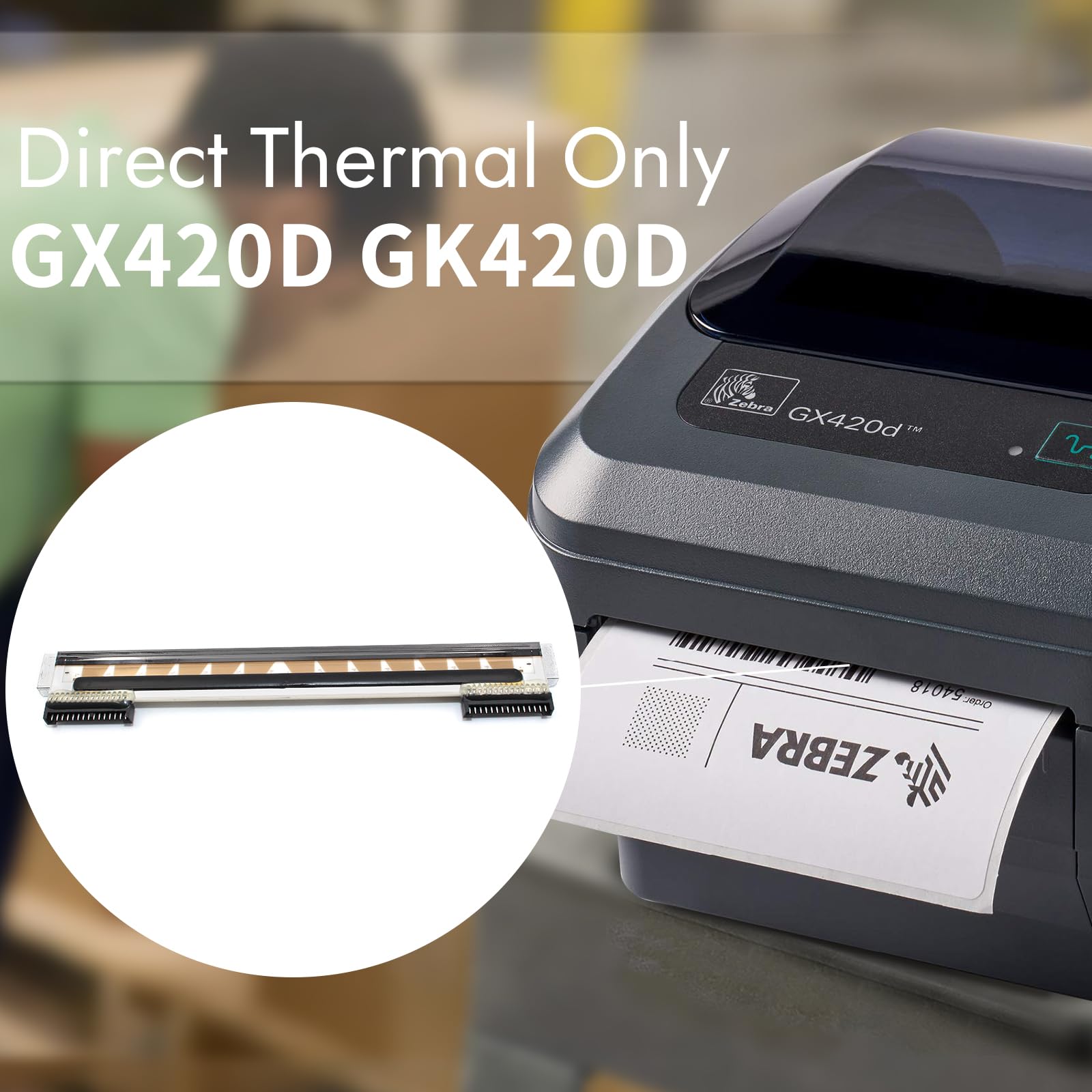 Cabezal de impresión nuevo 105934-037 para Zebra GX420D - Imagen 7