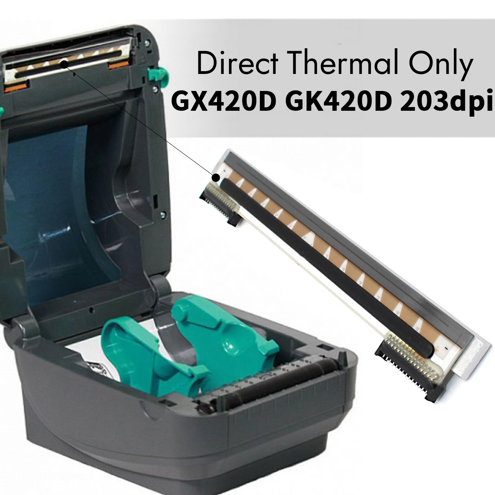 Cabezal de impresión nuevo 105934-037 para Zebra GX420D - Imagen 5