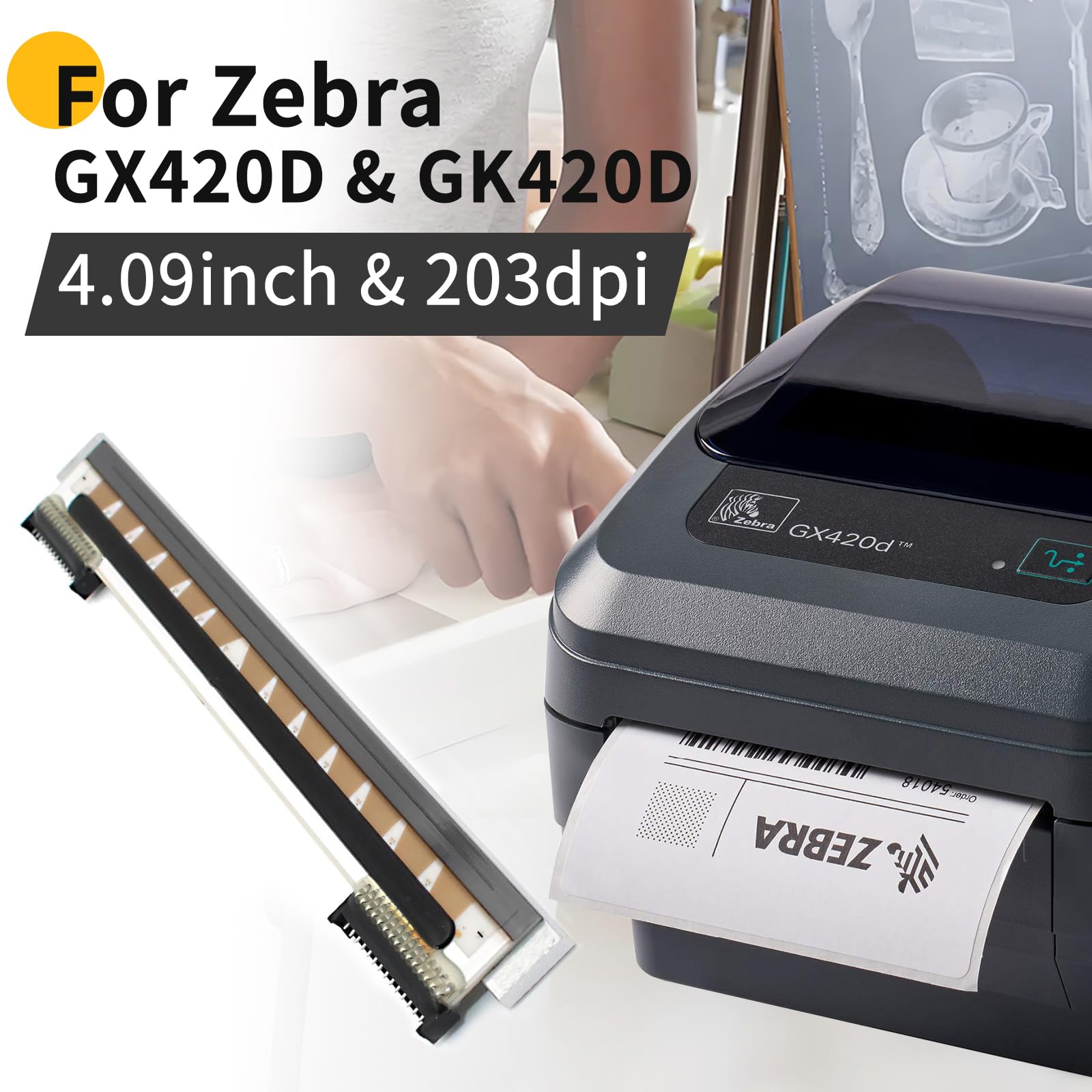 Cabezal de impresión nuevo 105934-037 para Zebra GX420D - Imagen 4