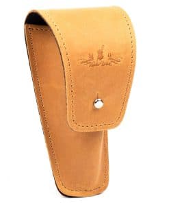 Porta boquillas de trombón/eufonio. Estuche de cuero