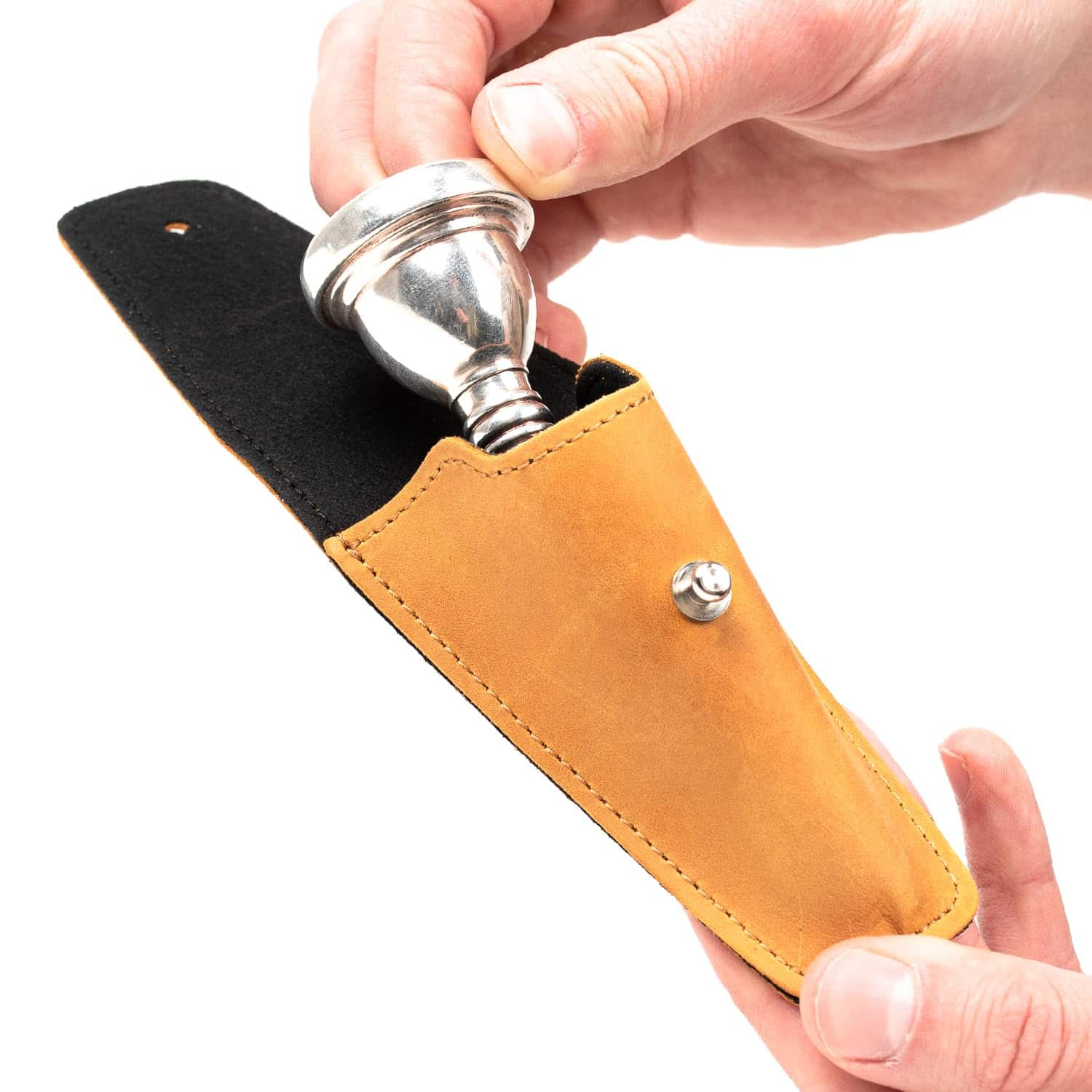 Porta boquillas de trombón/eufonio. Estuche de cuero - Imagen 6