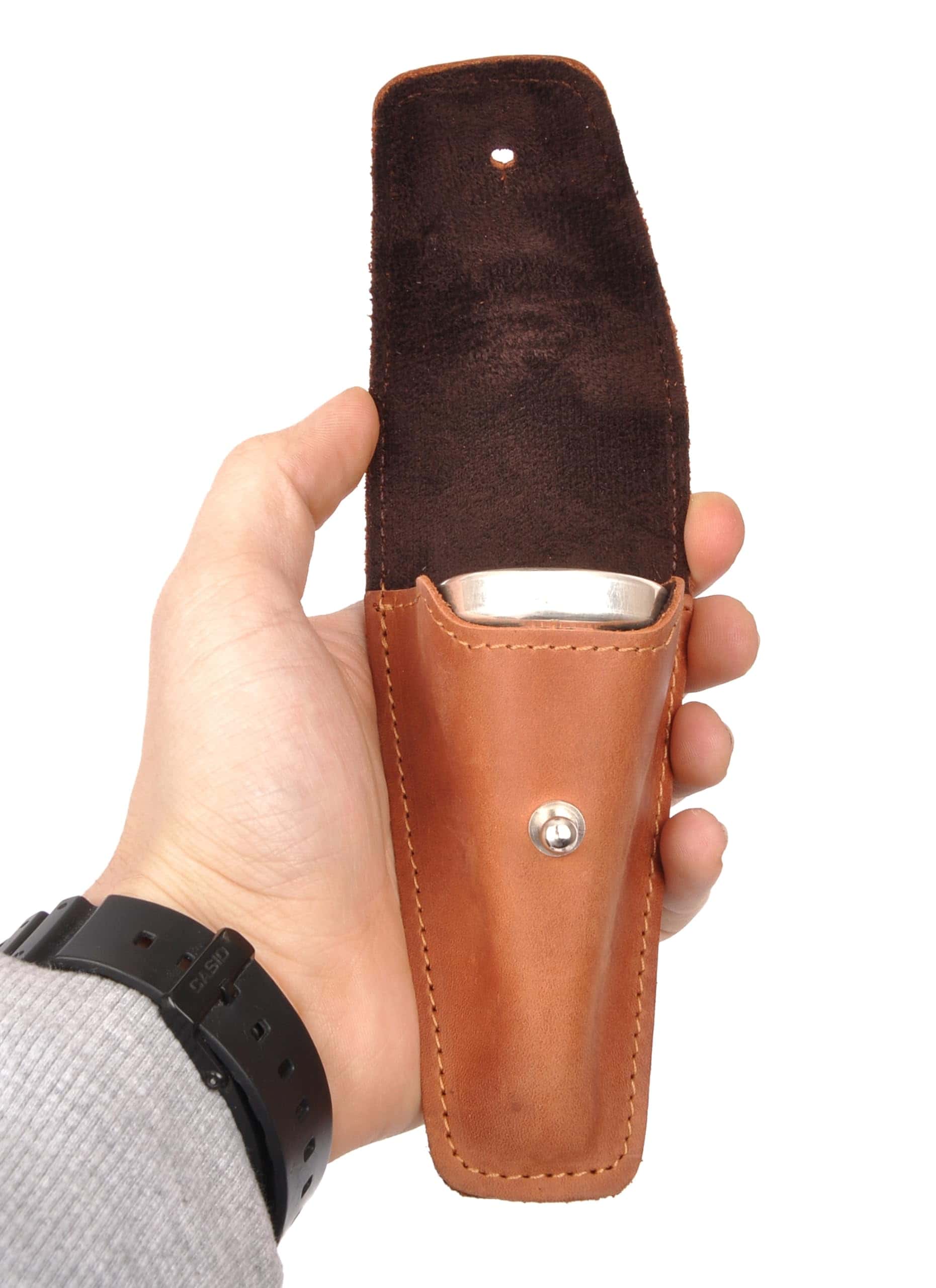 Porta boquilla de trombón/eufonio. Estuche de cuero genuino - Imagen 7