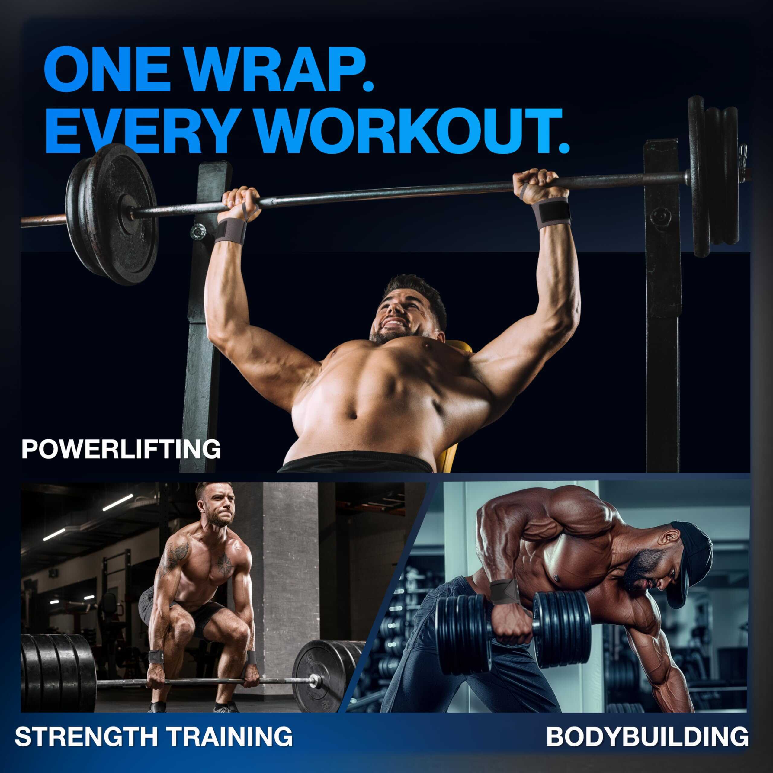 Vendas de Muñeca Ajustables Modvel -Gris Oscuro - Imagen 6