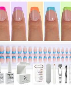 SXC Cosmetics X-Pro Tips Uñas Postizas de Punta Francesa -