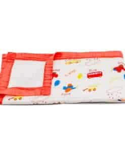 Manta de Bebé de Muselina 100% Algodón | Suave y -Multicolor