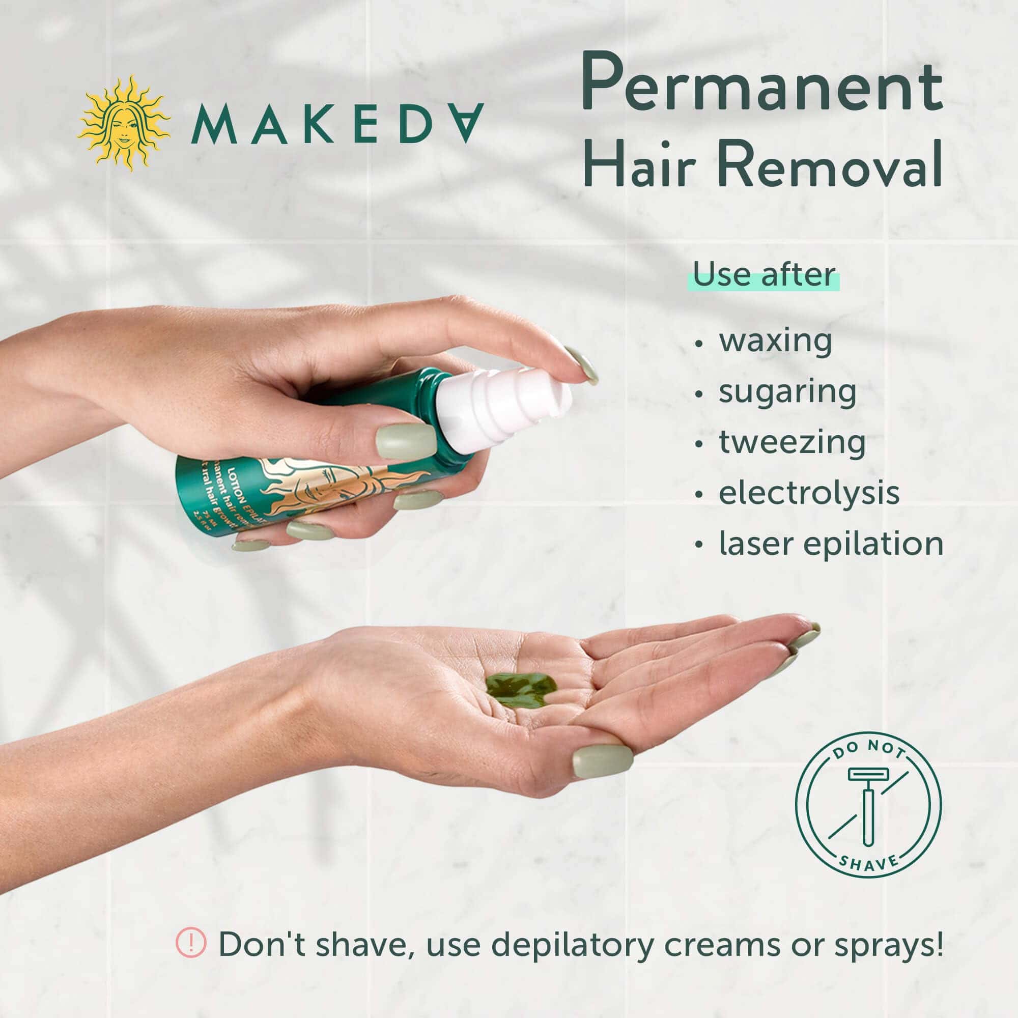 Tratamiento para el vello encarnado Makeda Lotion - Cuidado - Imagen 3