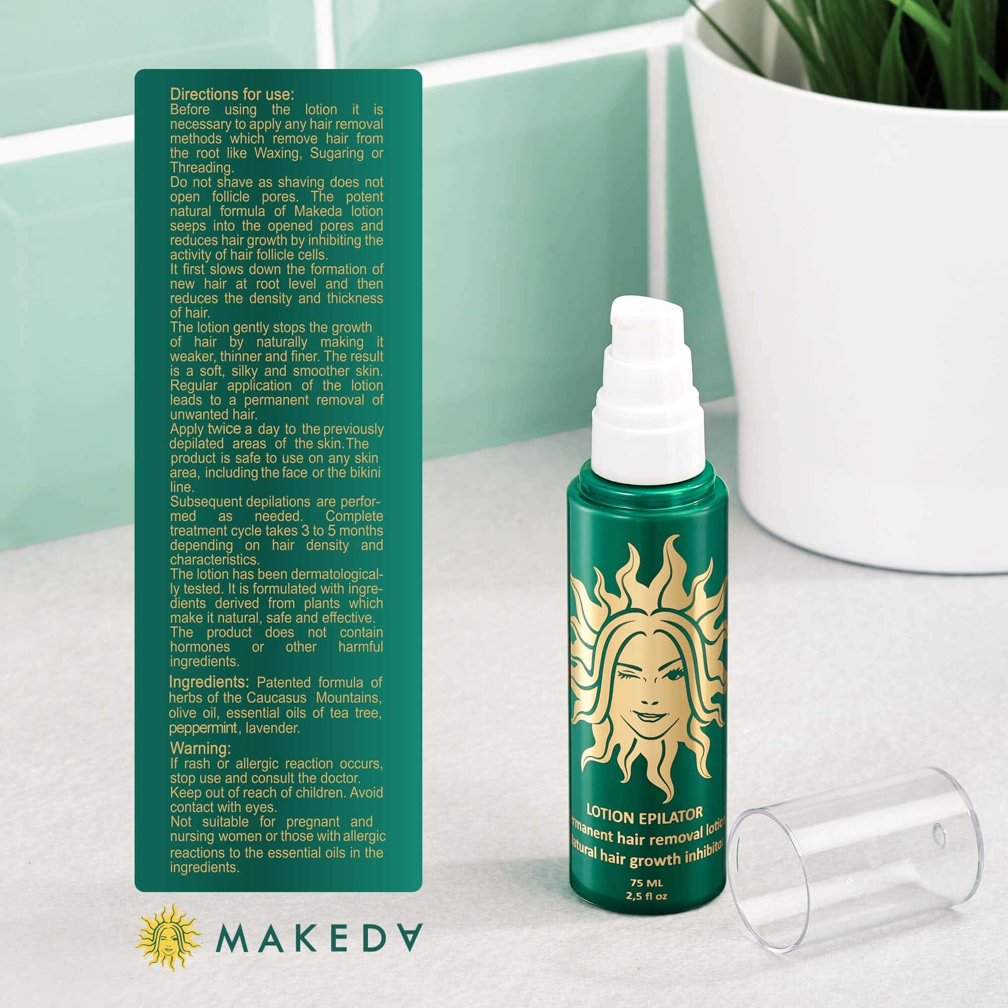 Tratamiento para el vello encarnado Makeda Lotion - Cuidado - Imagen 10