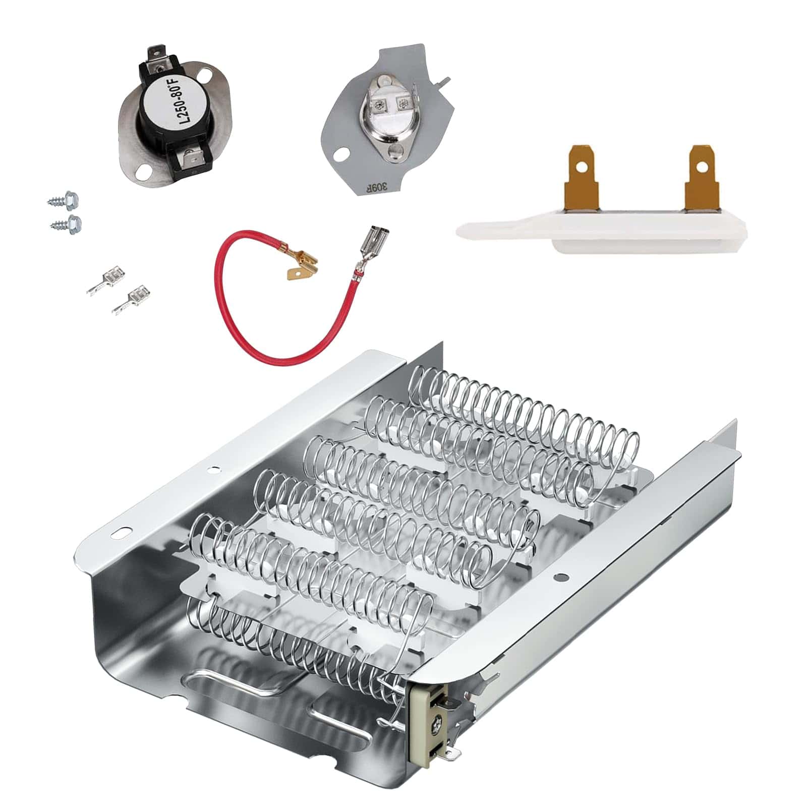 Elemento Calefactor de Secadora, Kit de Termostato 279838,