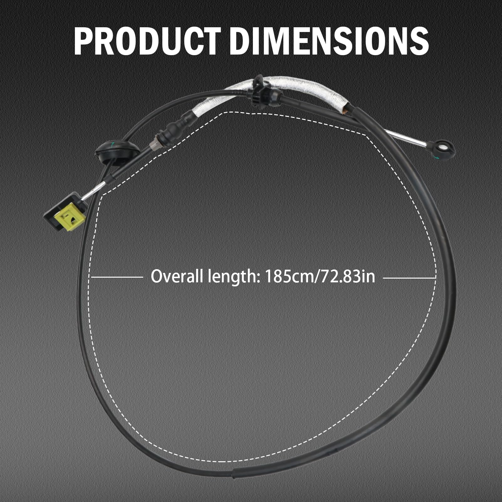 5C2Z-7E395-AA Cable de cambio de marchas de transmisión - Imagen 6