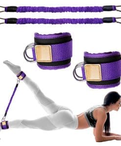 Bandas de Resistencia para Tobillo con -Morado - 50lb