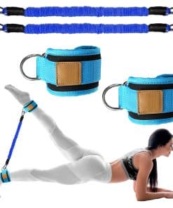 Bandas de resistencia para tobillos con -Azul-40lb