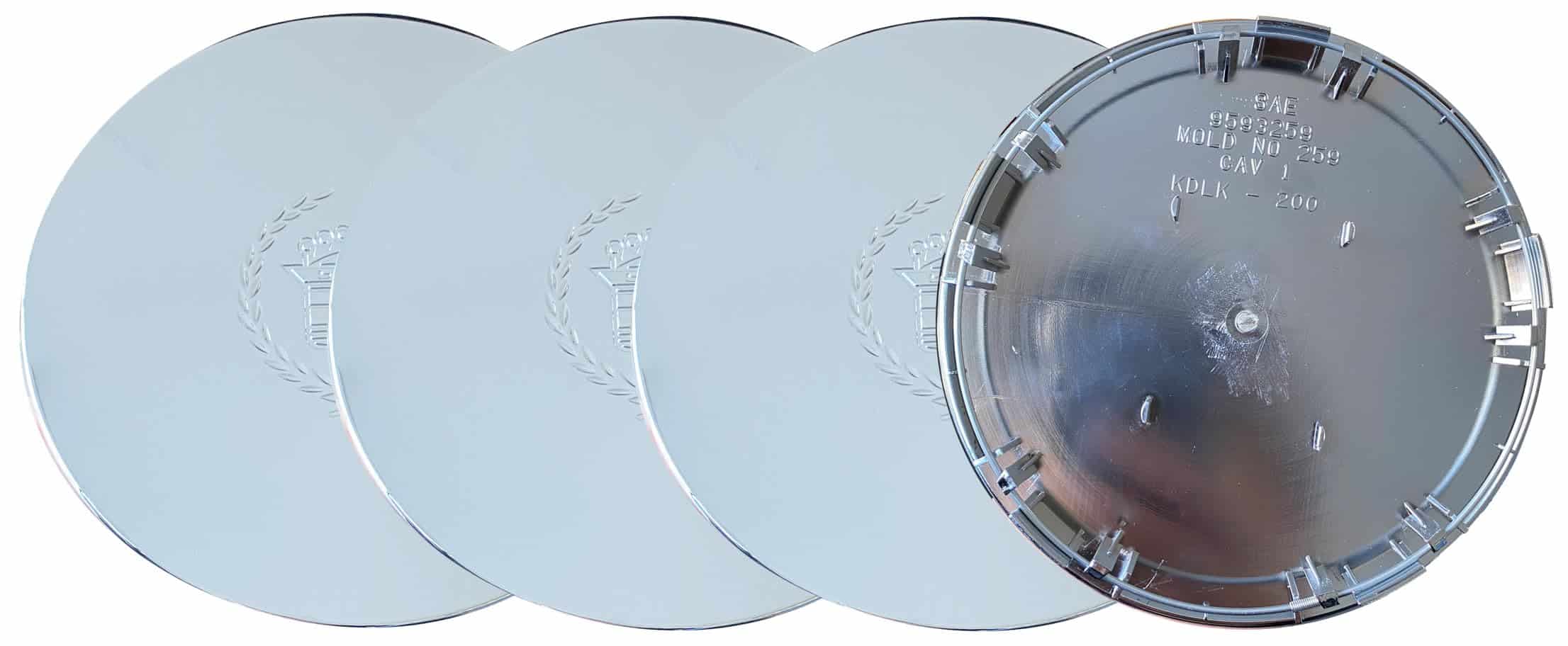 Tapa del centro de la rueda Cap cromada 9593259 para