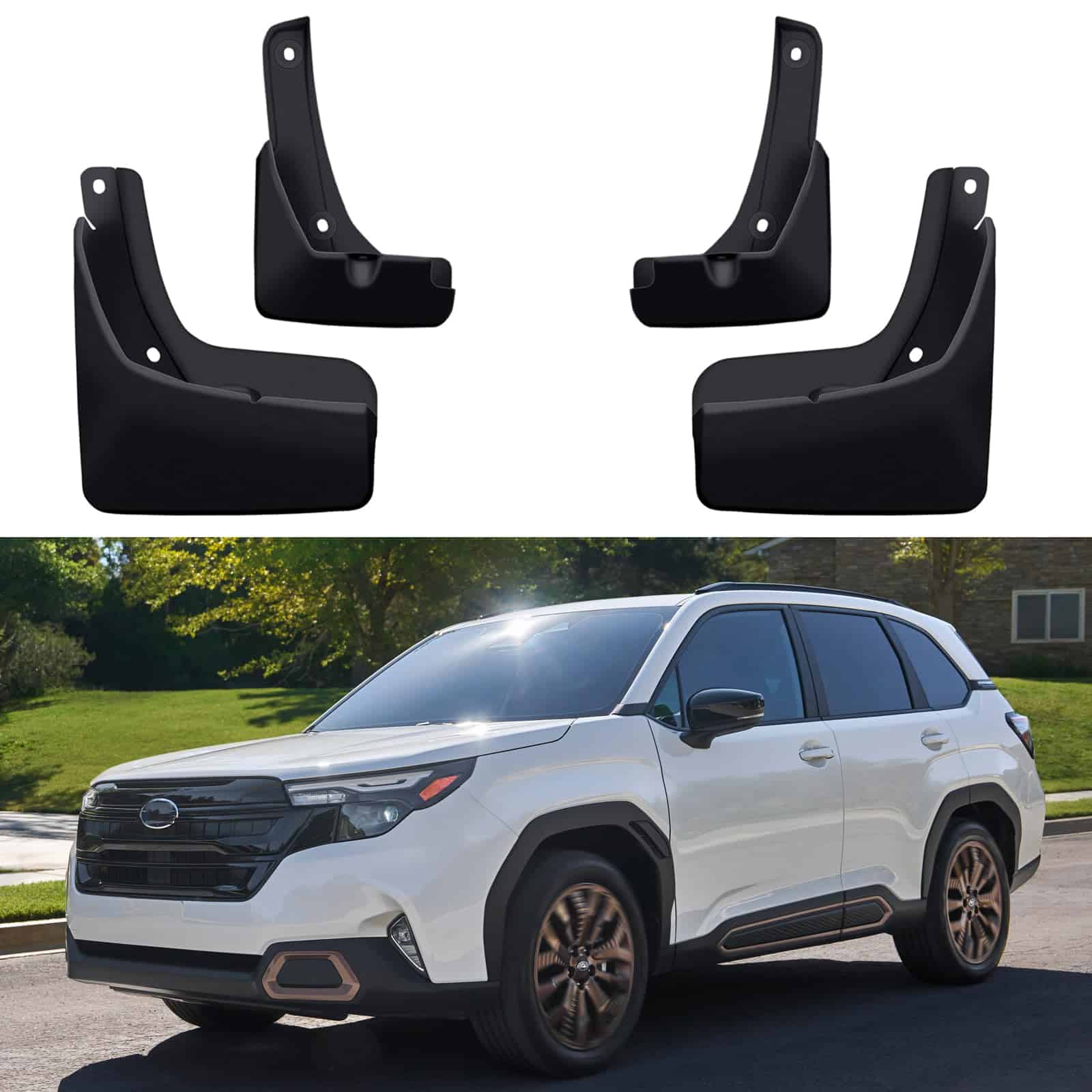 Mud Flaps Compatibles con Subaru Forester 2025 2026, 4PCS