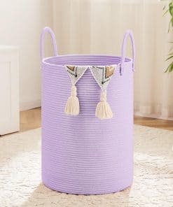 Cesto de Ropa Artfeel, Cesto de Lavandería -Violeta