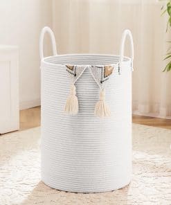 Canasta de Lavandería Artfeel, Cesta de Ropa de Algodón