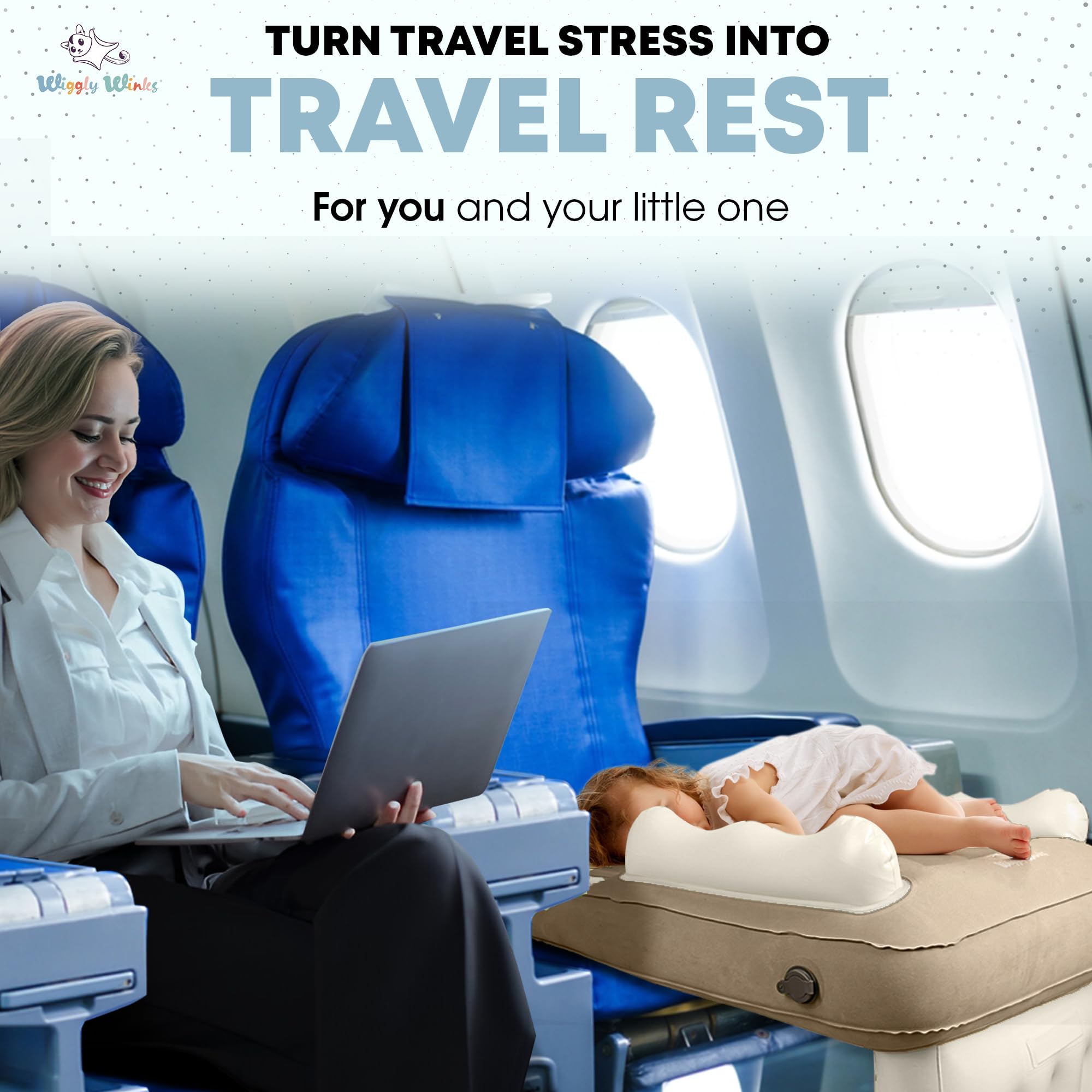 Cama de Avión Inflable para Niños - Cama de Avión para - Imagen 3