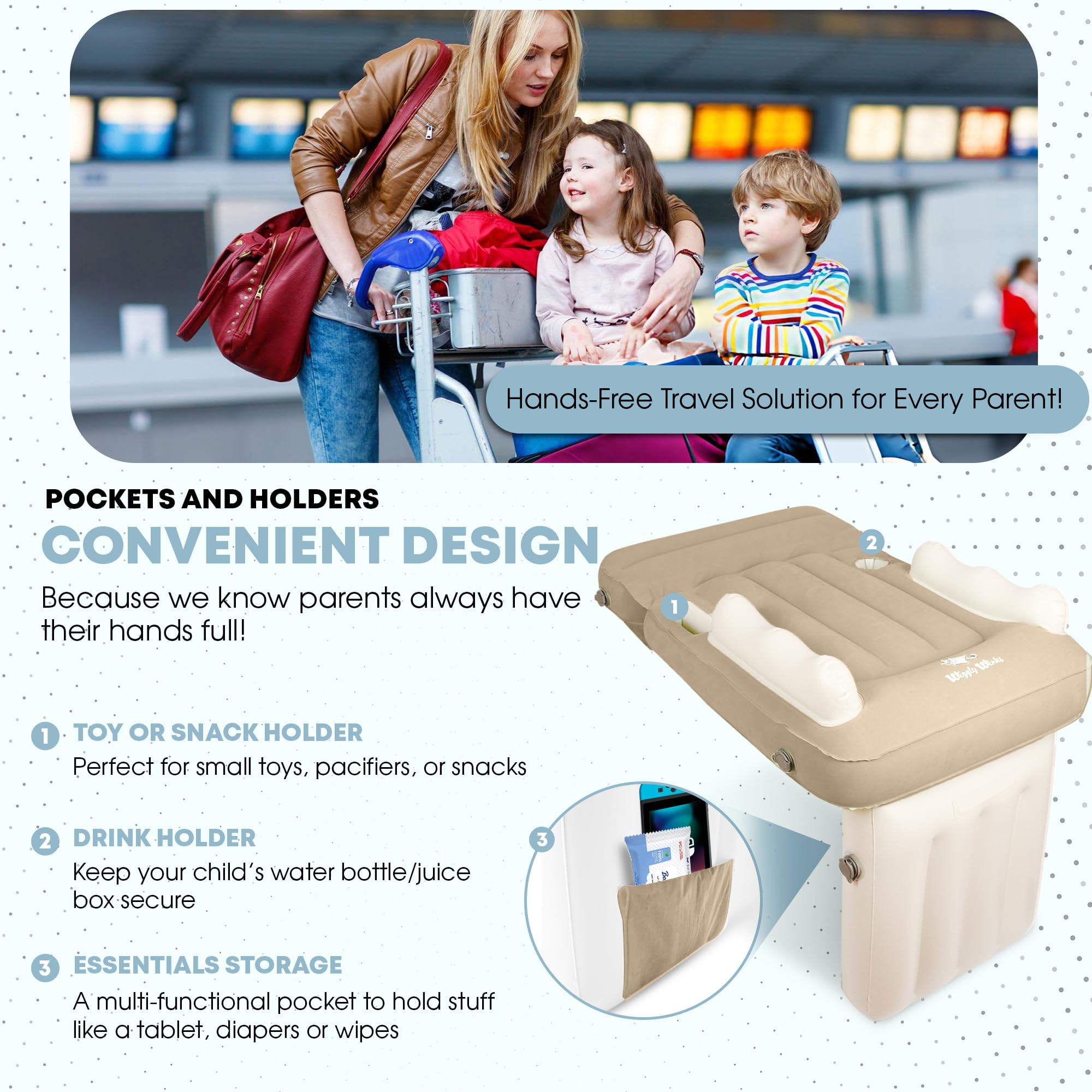 Cama de Avión Inflable para Niños - Cama de Avión para - Imagen 5