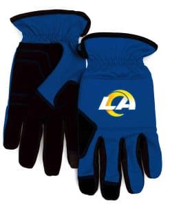 Guantes de trabajo NFL - Los Angeles Rams - Azul Real/Negro