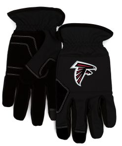 Guante de trabajo negro FANMATS 44400 NFL - Atlanta Falcons