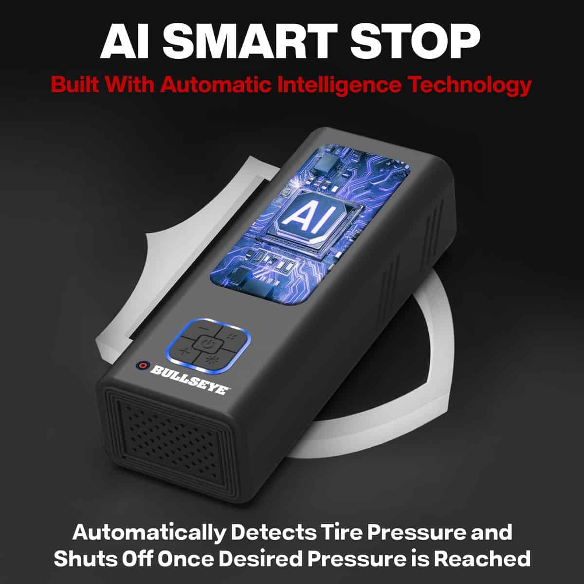 Inflador de neumáticos portátil POCKET AIR por Bullseye Pro - Imagen 4