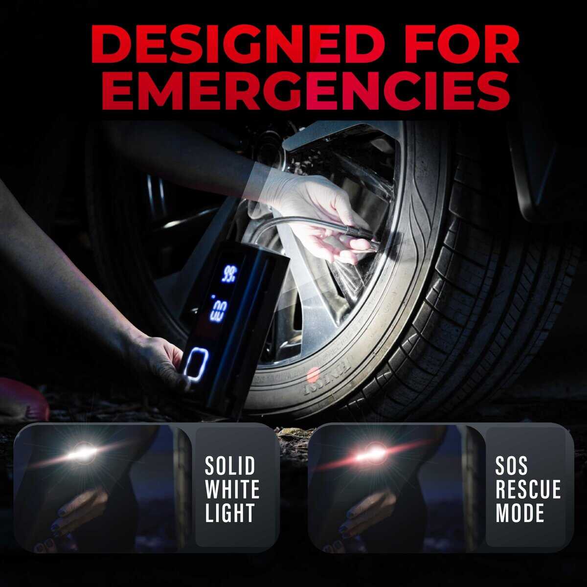 Inflador de neumáticos portátil POCKET AIR por Bullseye Pro - Imagen 8