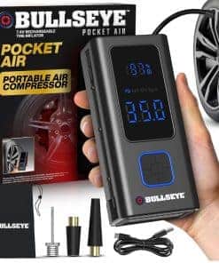 Inflador de neumáticos portátil POCKET AIR por Bullseye Pro