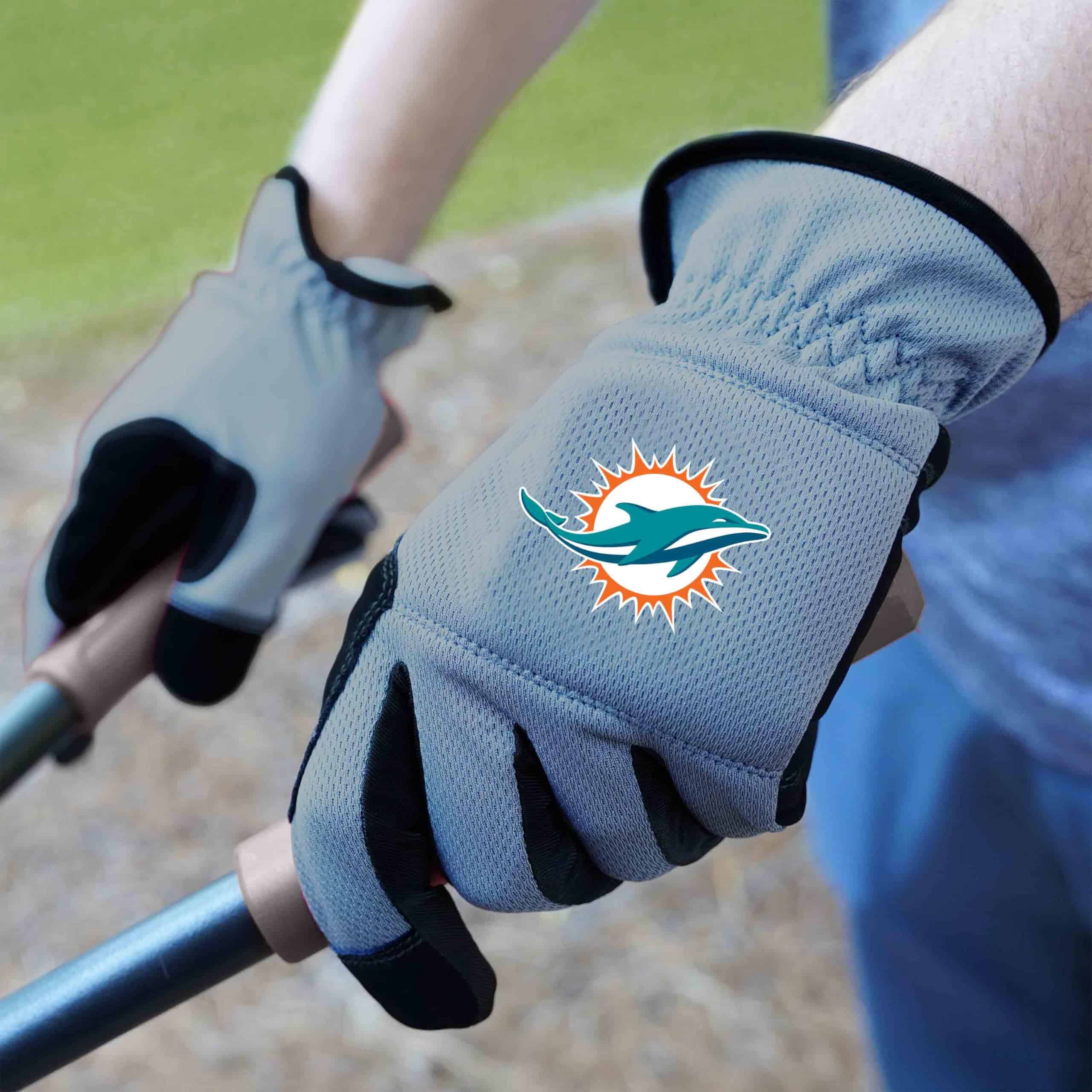 Guantes de Trabajo FANMATS 44418 de la NFL - Miami Dolphins - Imagen 3