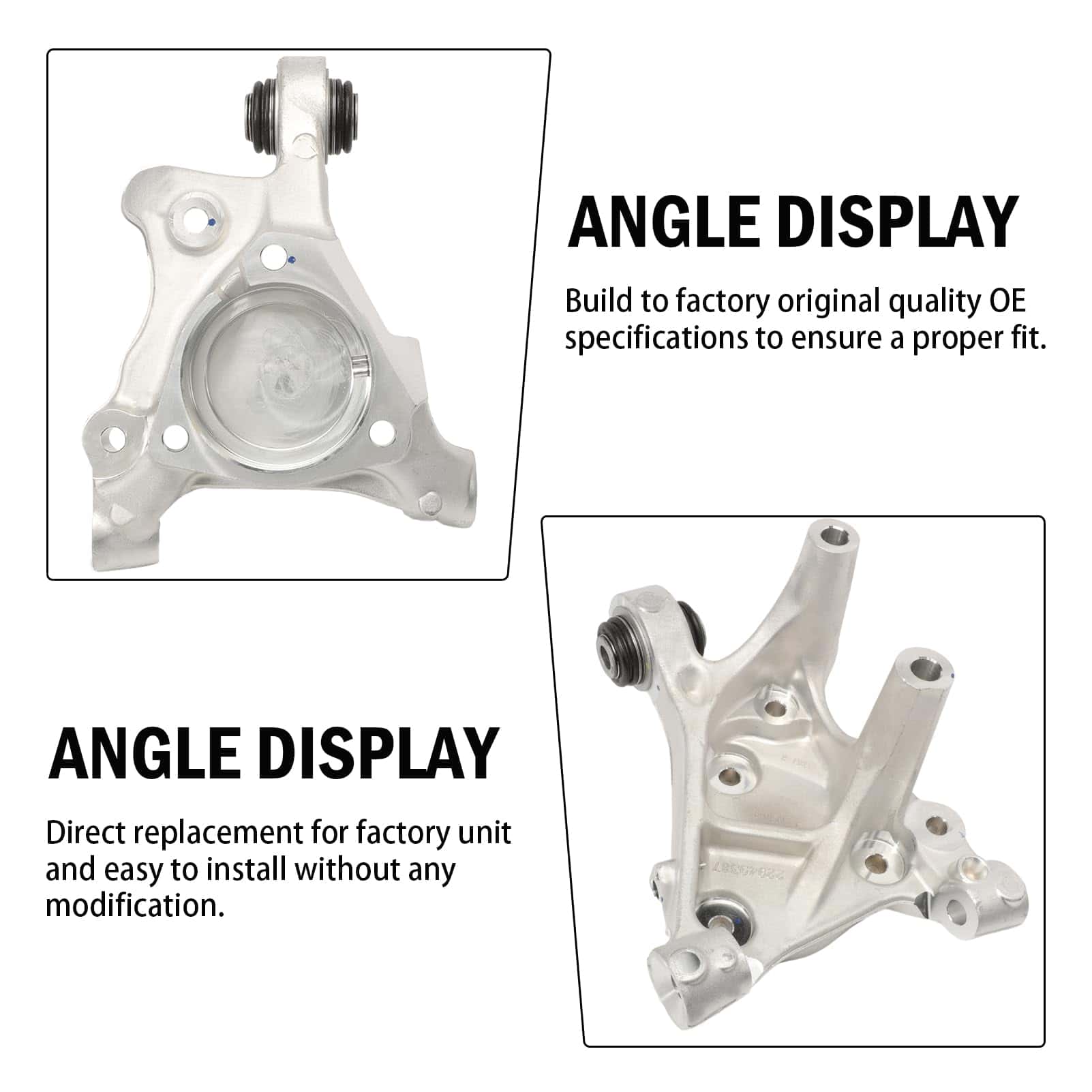 Eje de suspensión trasera Maza de dirección Izquierda y - Imagen 5