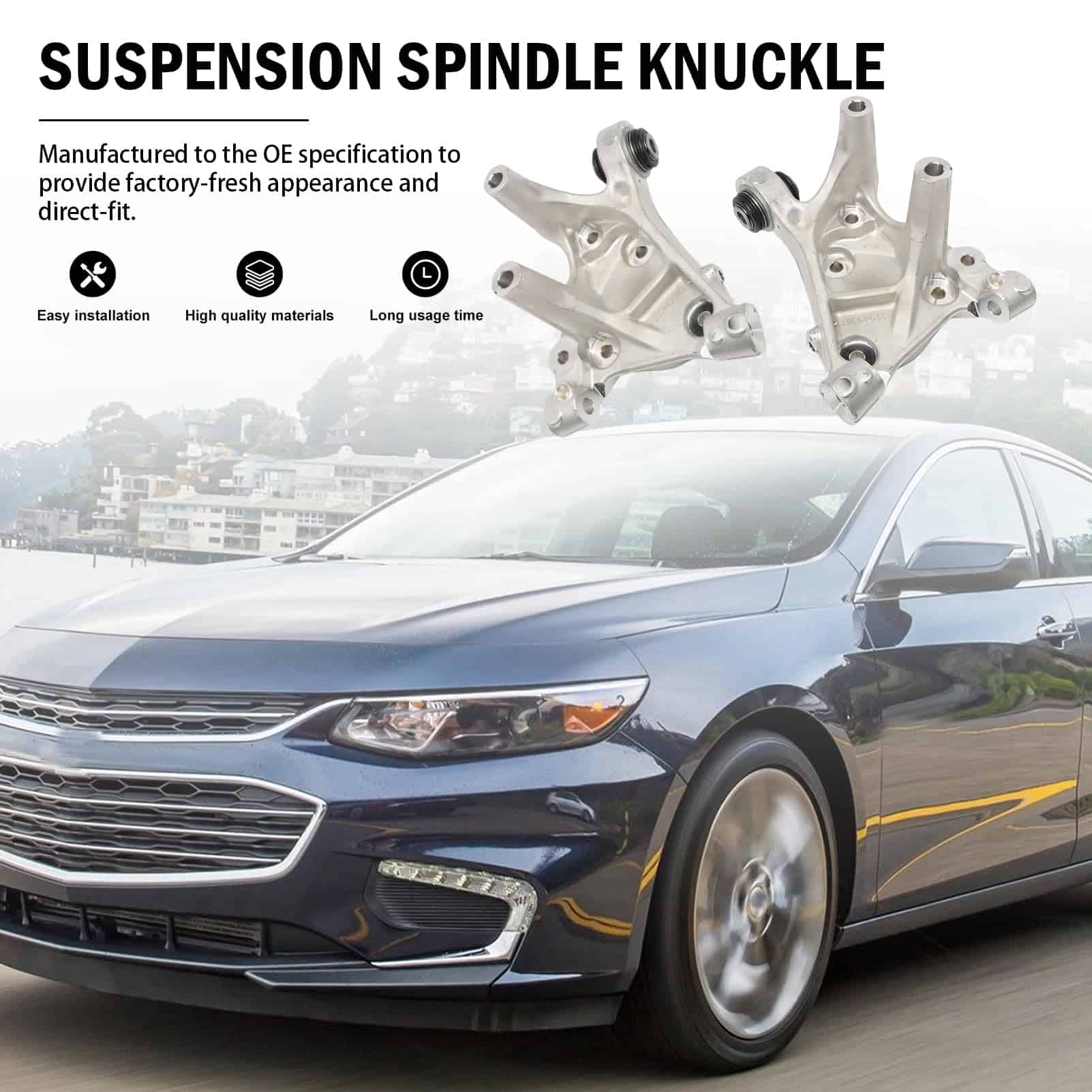 Eje de suspensión trasera Maza de dirección Izquierda y - Imagen 4