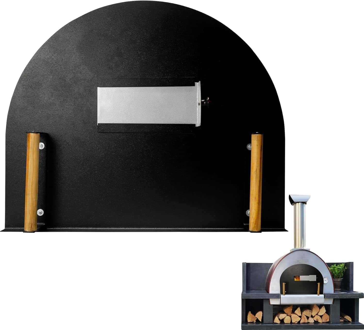 Simond Store - Puerta de horno de acero inoxidable