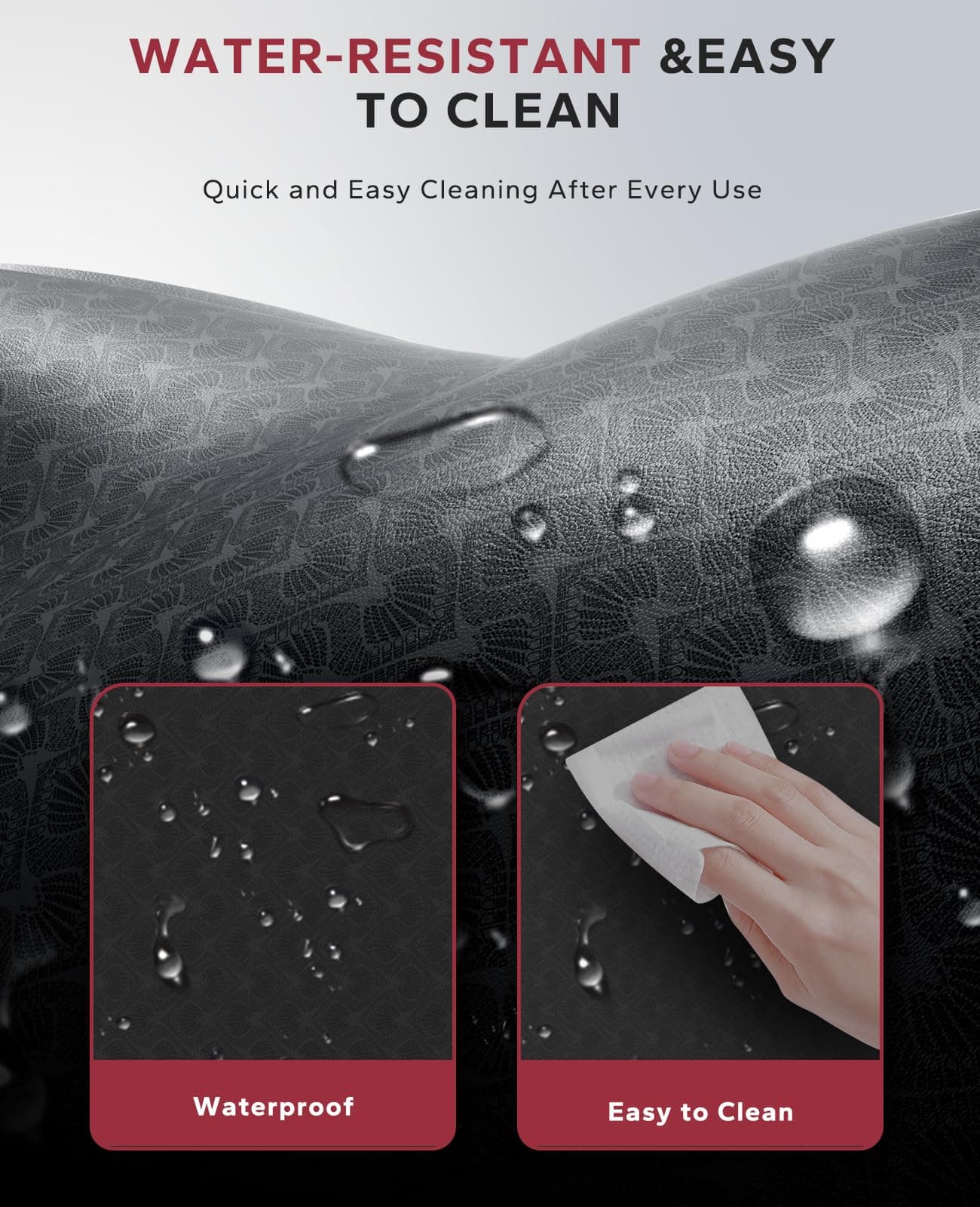 Tapete Grande de Yoga HAPBEAR - 72"x36"x6mm (1/4 pulgadas), - Imagen 6