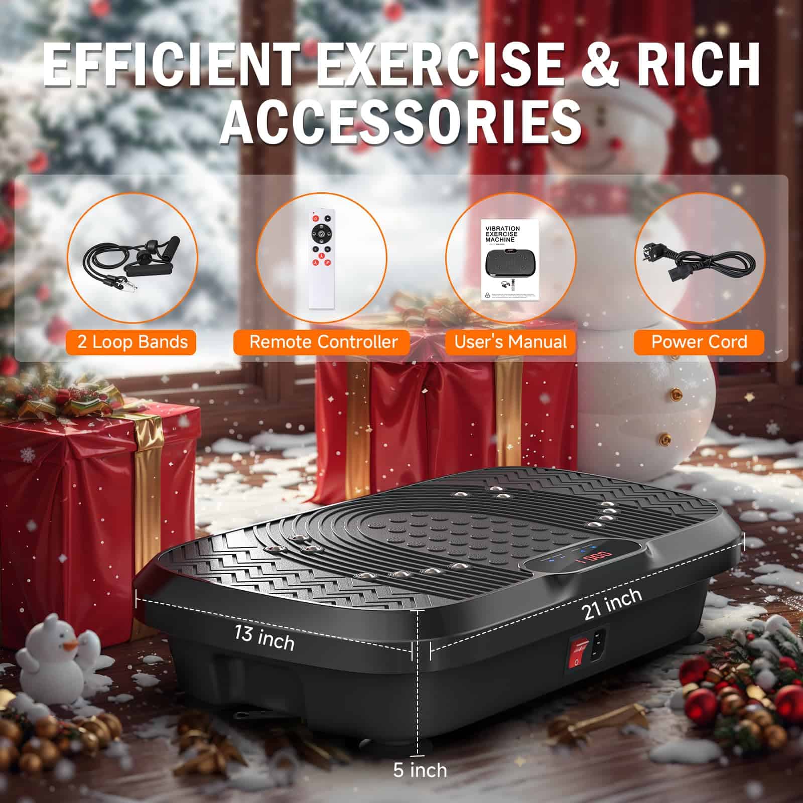 Plataforma de Ejercicio Vibratoria para Todo el Cuerpo, - Imagen 8